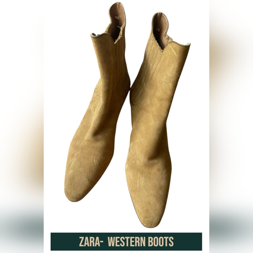 *PRICE DROP! Zara Western Chelsea Boots